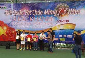 Khai mạc giải quần vợt chào mừng quốc khánh 2-9-2018